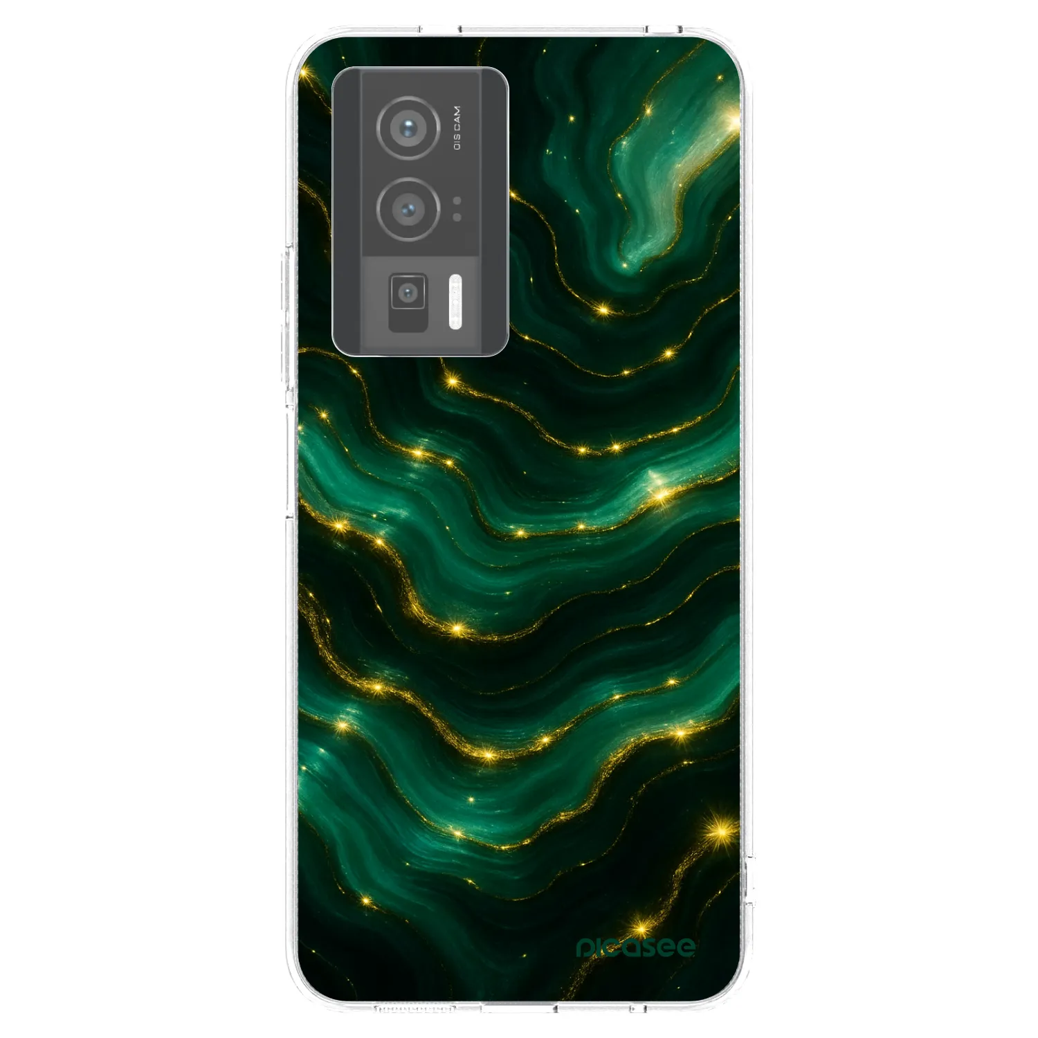 Picasee silikonska prozirna maskica za Xiaomi Poco F5 Pro 5G - Emerald