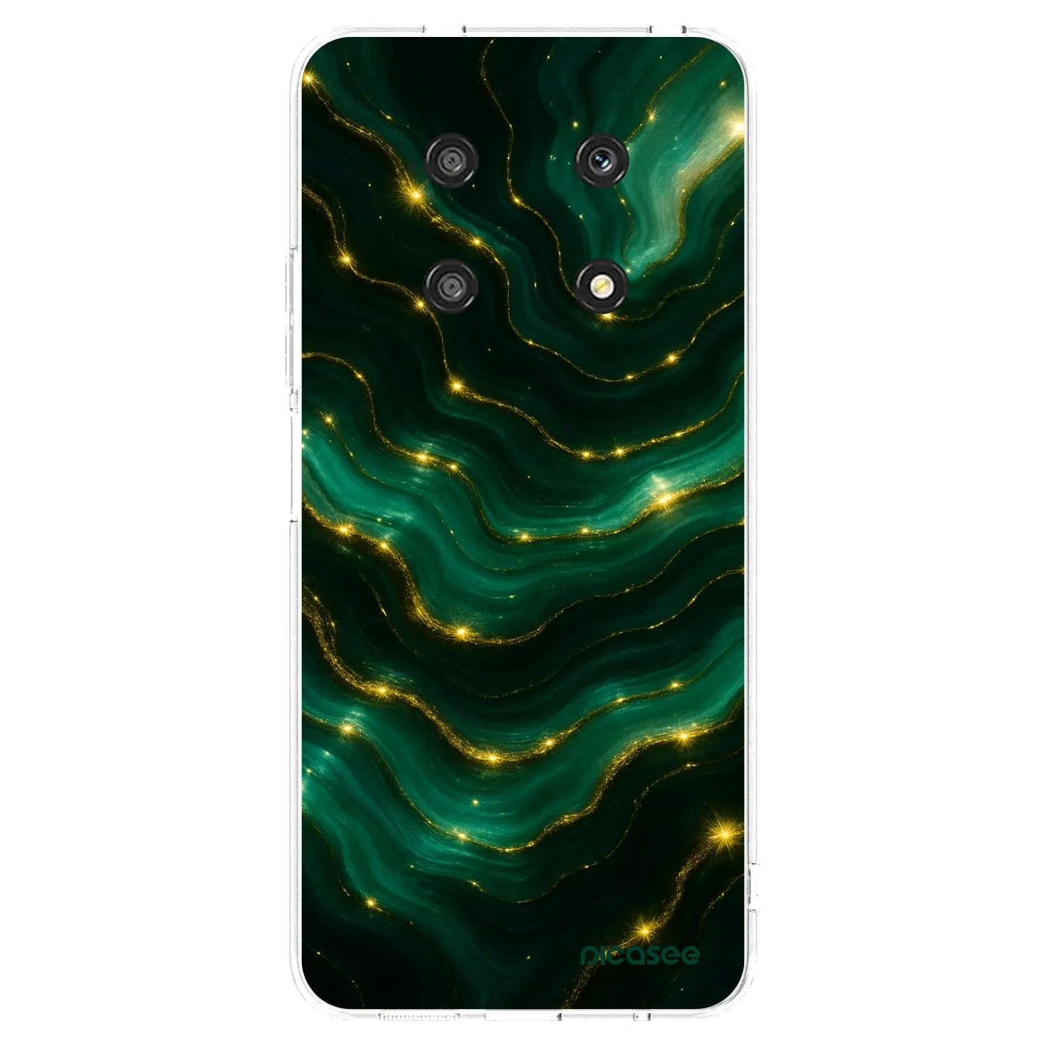Picasee silikonska prozirna maskica za Honor Magic4 Lite 5G - Emerald
