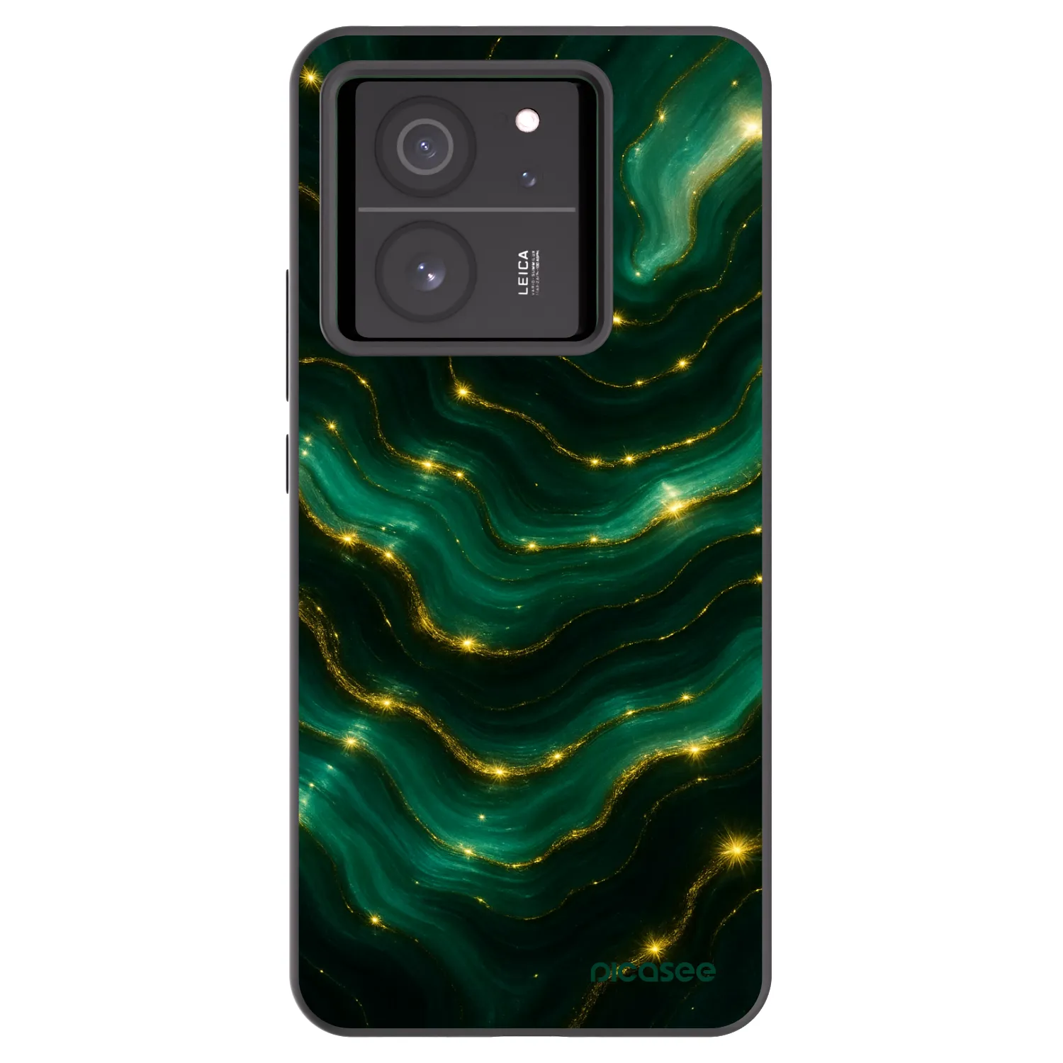 Picasee crna silikonska maskica za Xiaomi 13T Pro - Emerald