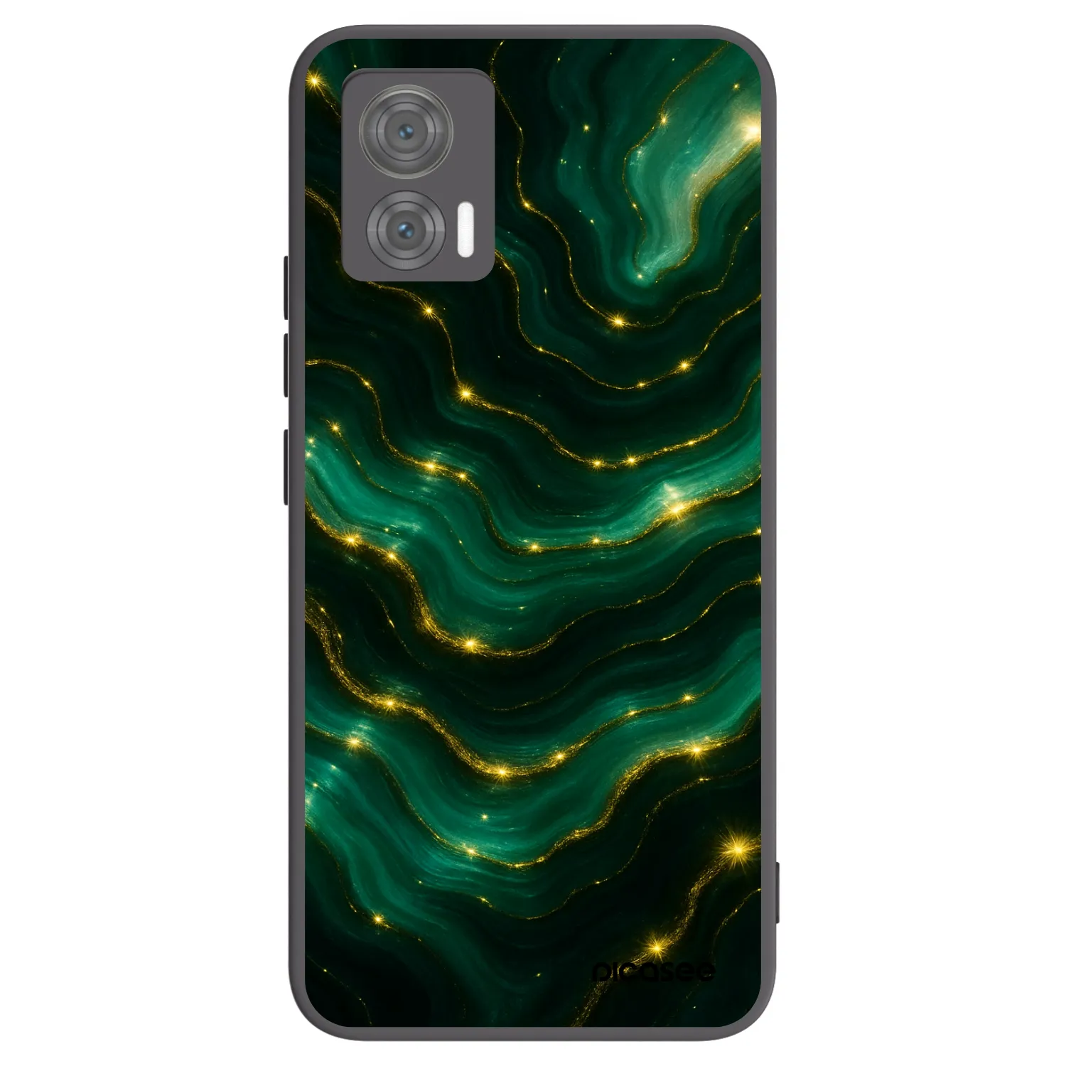 Picasee crna silikonska maskica za Motorola Edge 30 Neo - Emerald