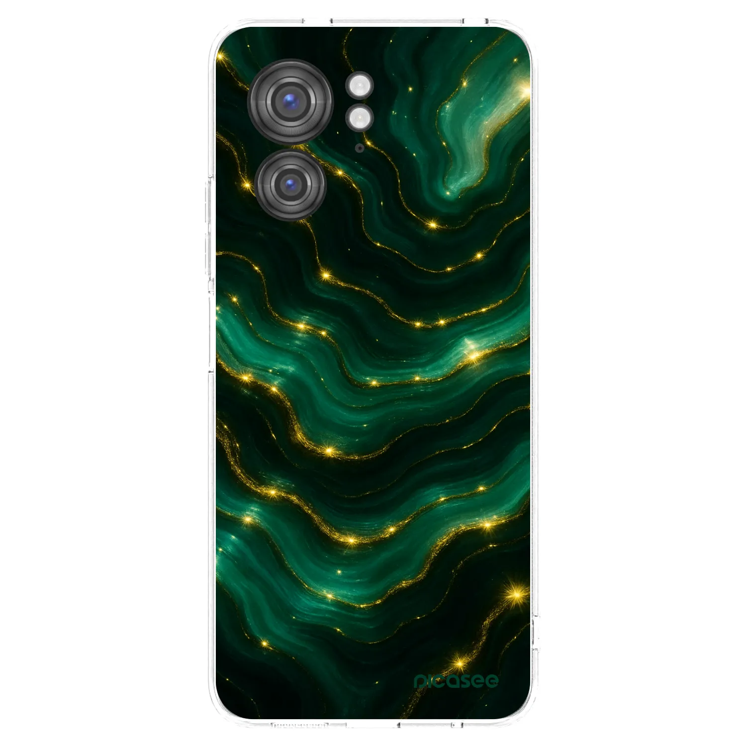 Picasee silikonska prozirna maskica za Motorola Edge 40 - Emerald