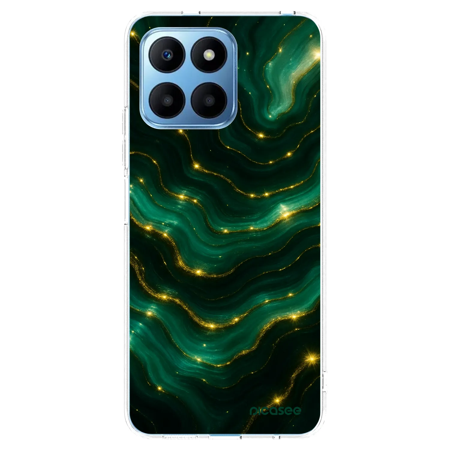 Picasee silikonska prozirna maskica za Honor 70 Lite - Emerald