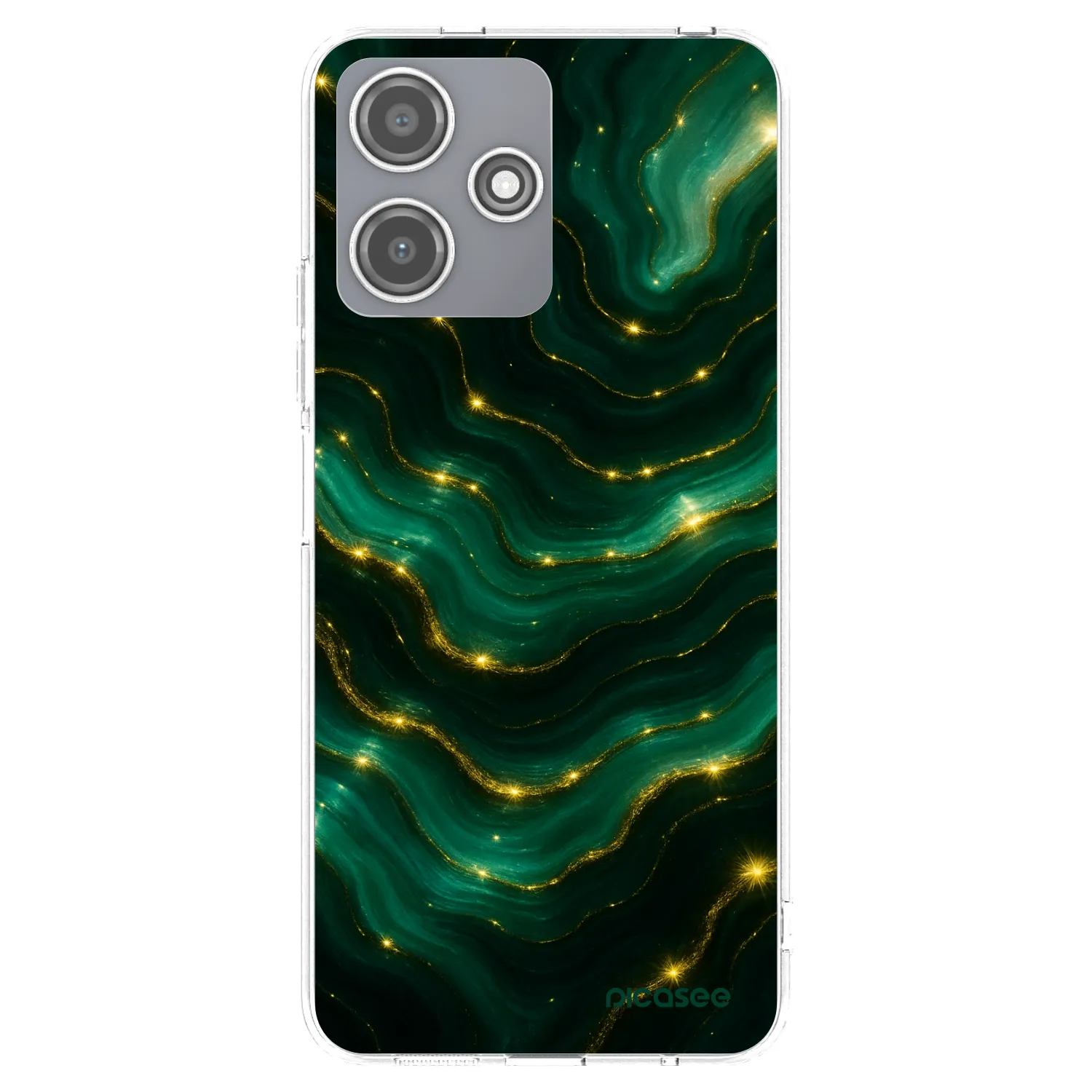 Picasee silikonska prozirna maskica za Xiaomi Redmi 12 5G - Emerald