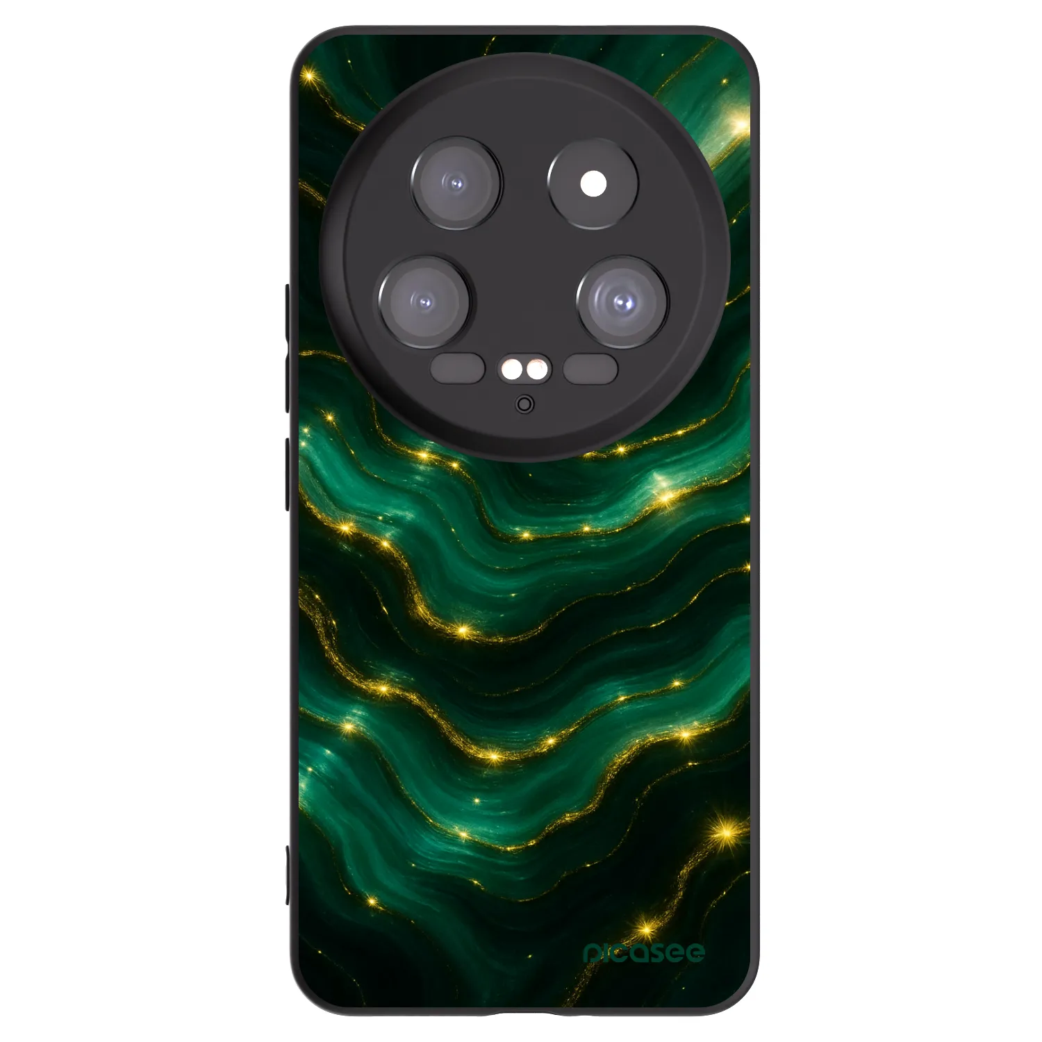 Picasee crna silikonska maskica za Xiaomi 14 Ultra - Emerald
