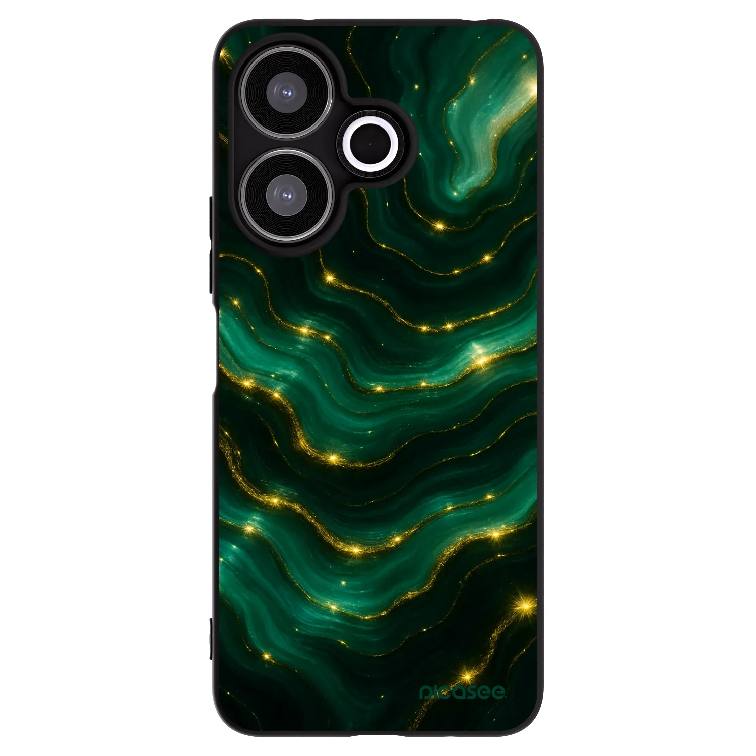 Picasee crna silikonska maskica za Xiaomi Redmi 13 4G - Emerald