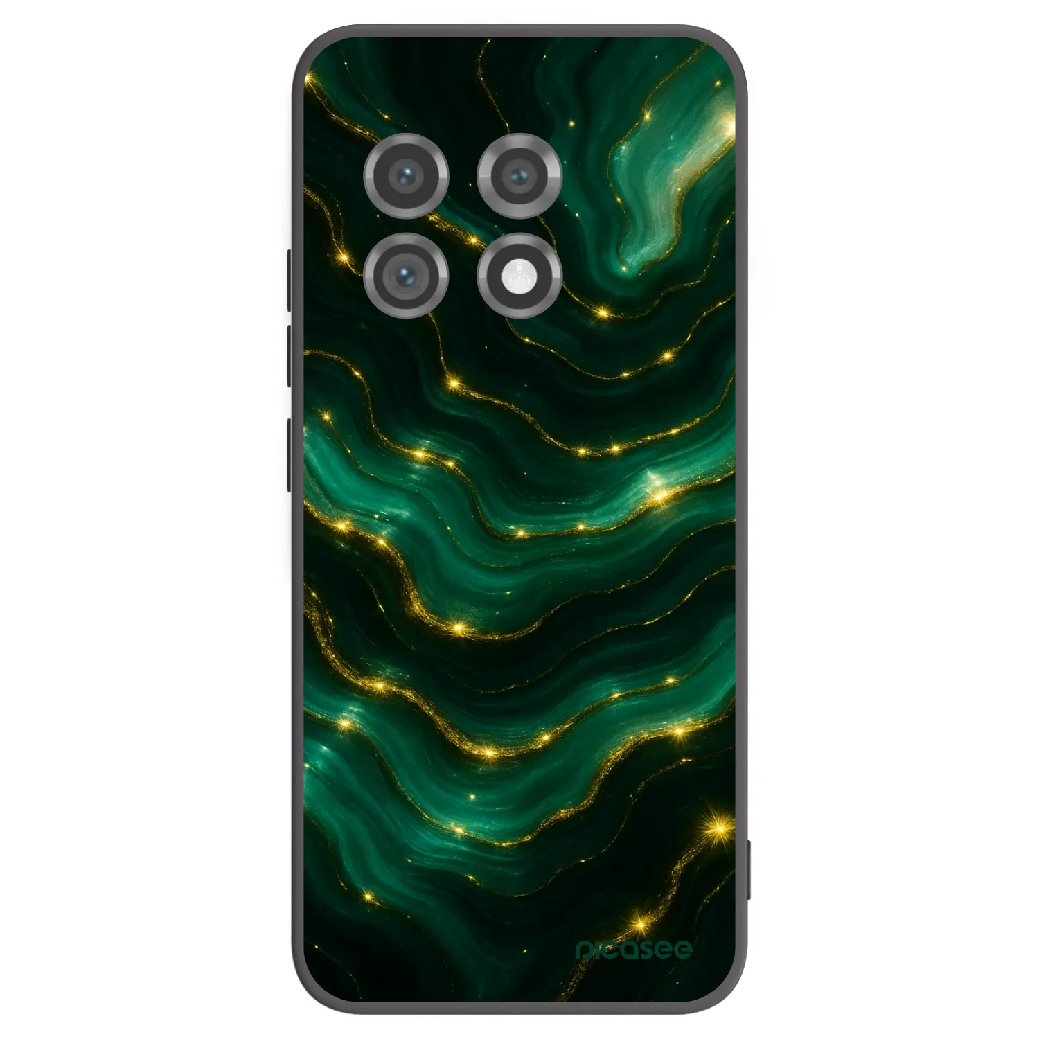 Picasee crna silikonska maskica za OnePlus 11 5G - Emerald
