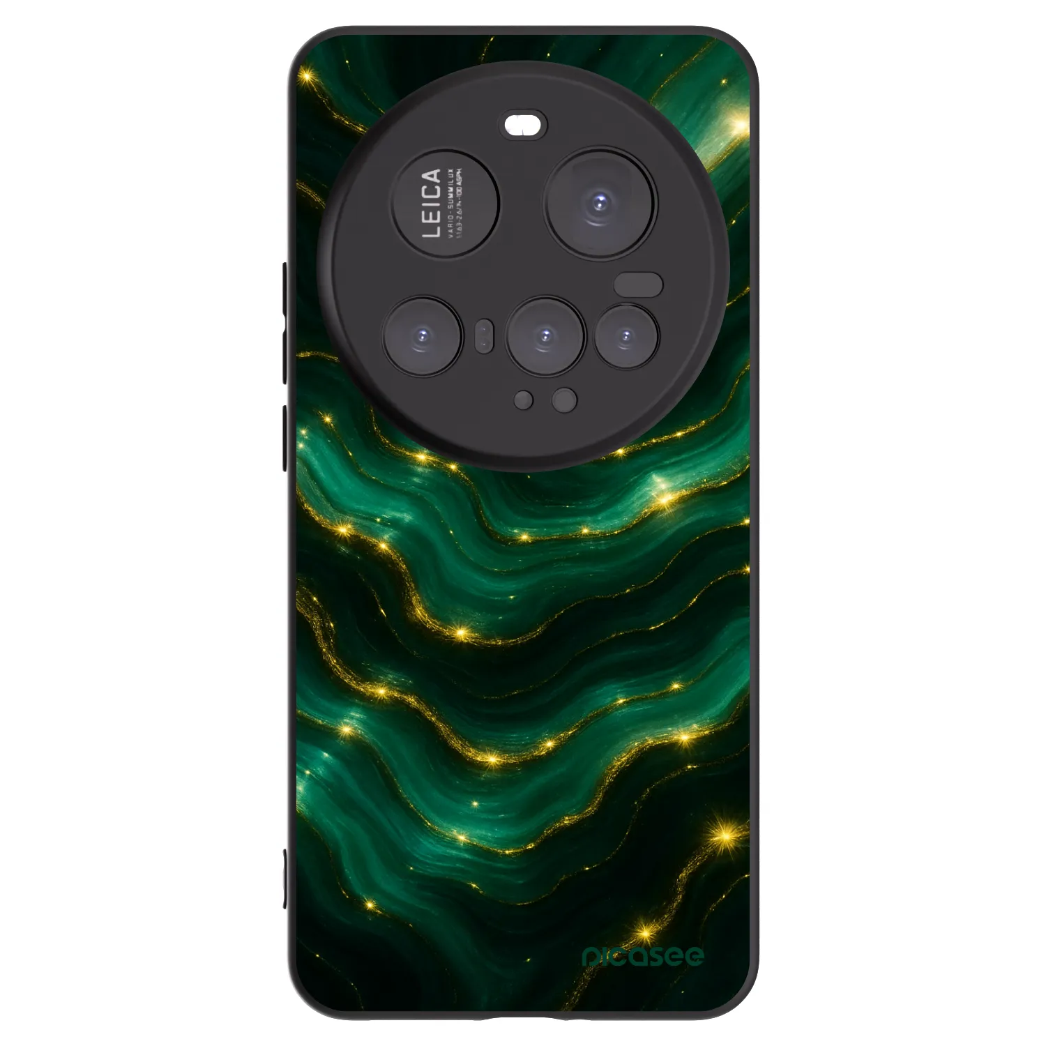 Picasee crna silikonska maskica za Xiaomi 15 Ultra - Emerald