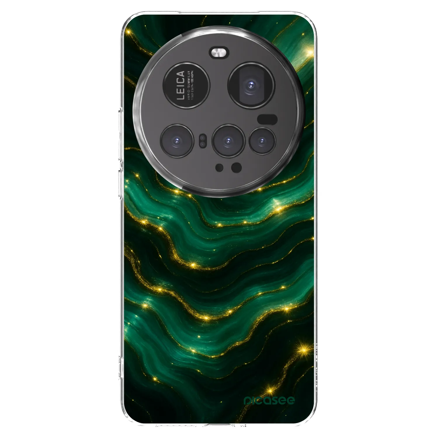 Picasee silikonska prozirna maskica za Xiaomi 15 Ultra - Emerald