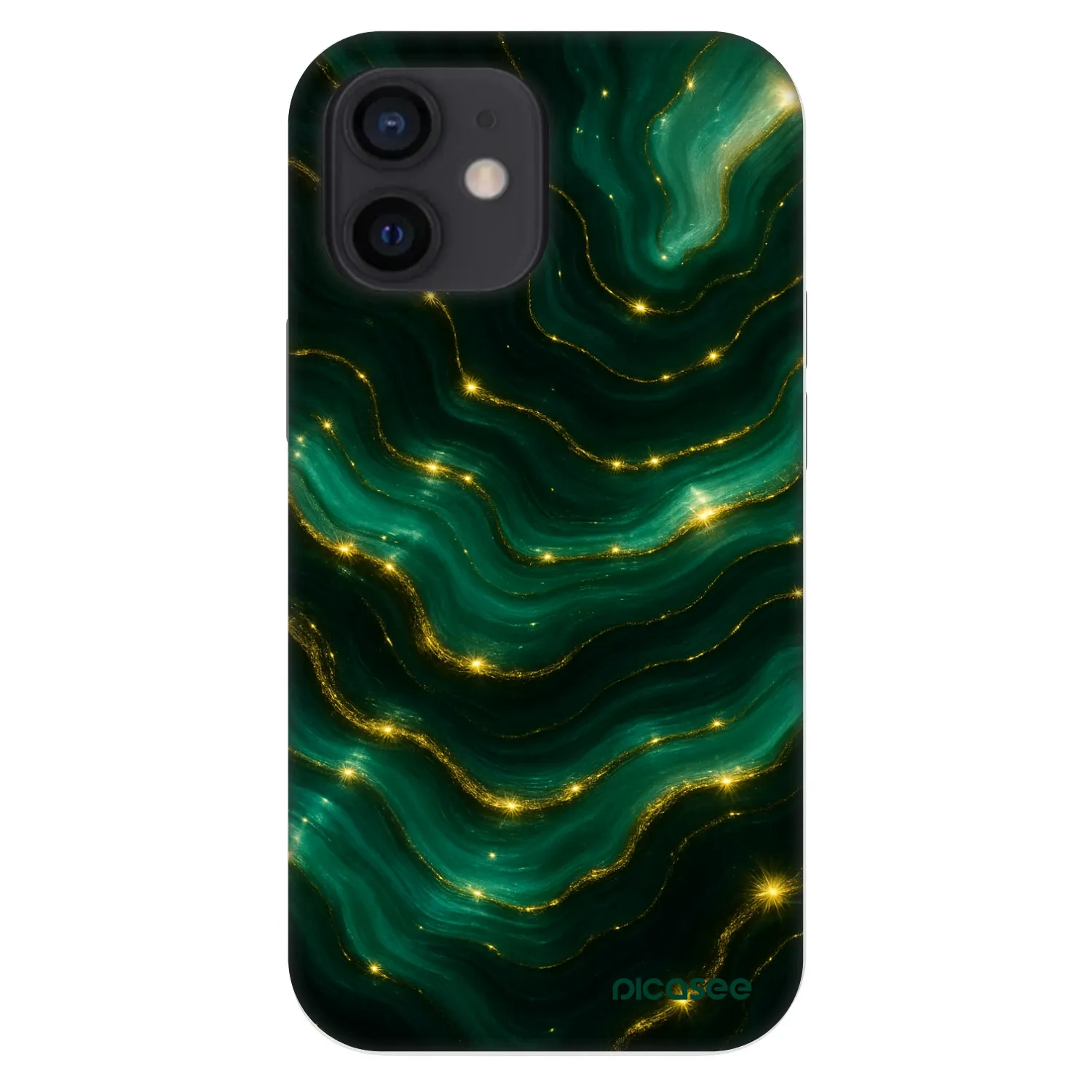 Picasee Fashion Case za Apple iPhone 12 mini - Emerald