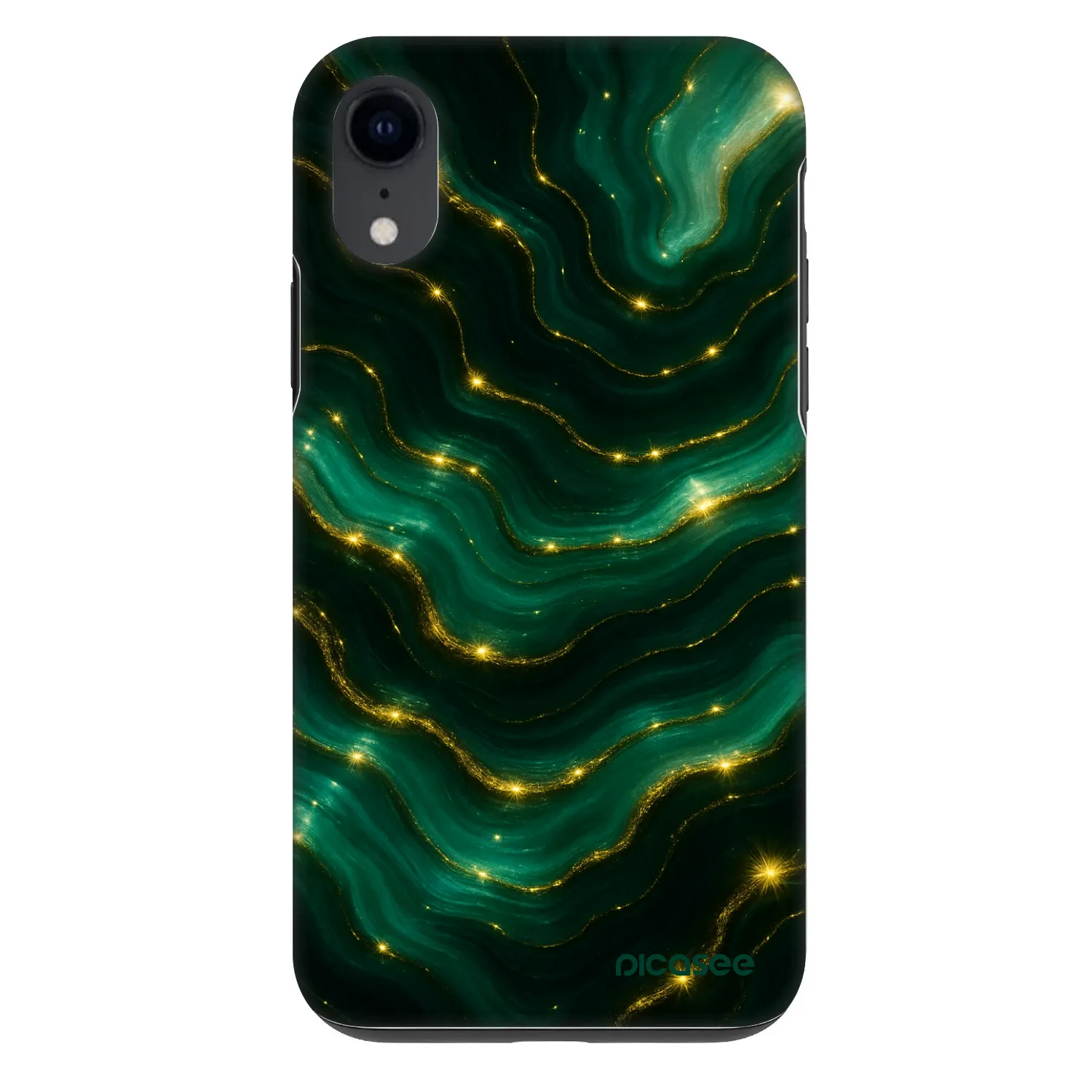 Picasee Fashion Case za Apple iPhone XR - Emerald