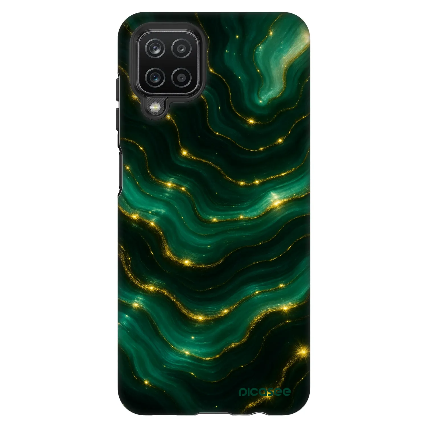 Picasee Fashion Case za Samsung Galaxy A12 A125F - Emerald
