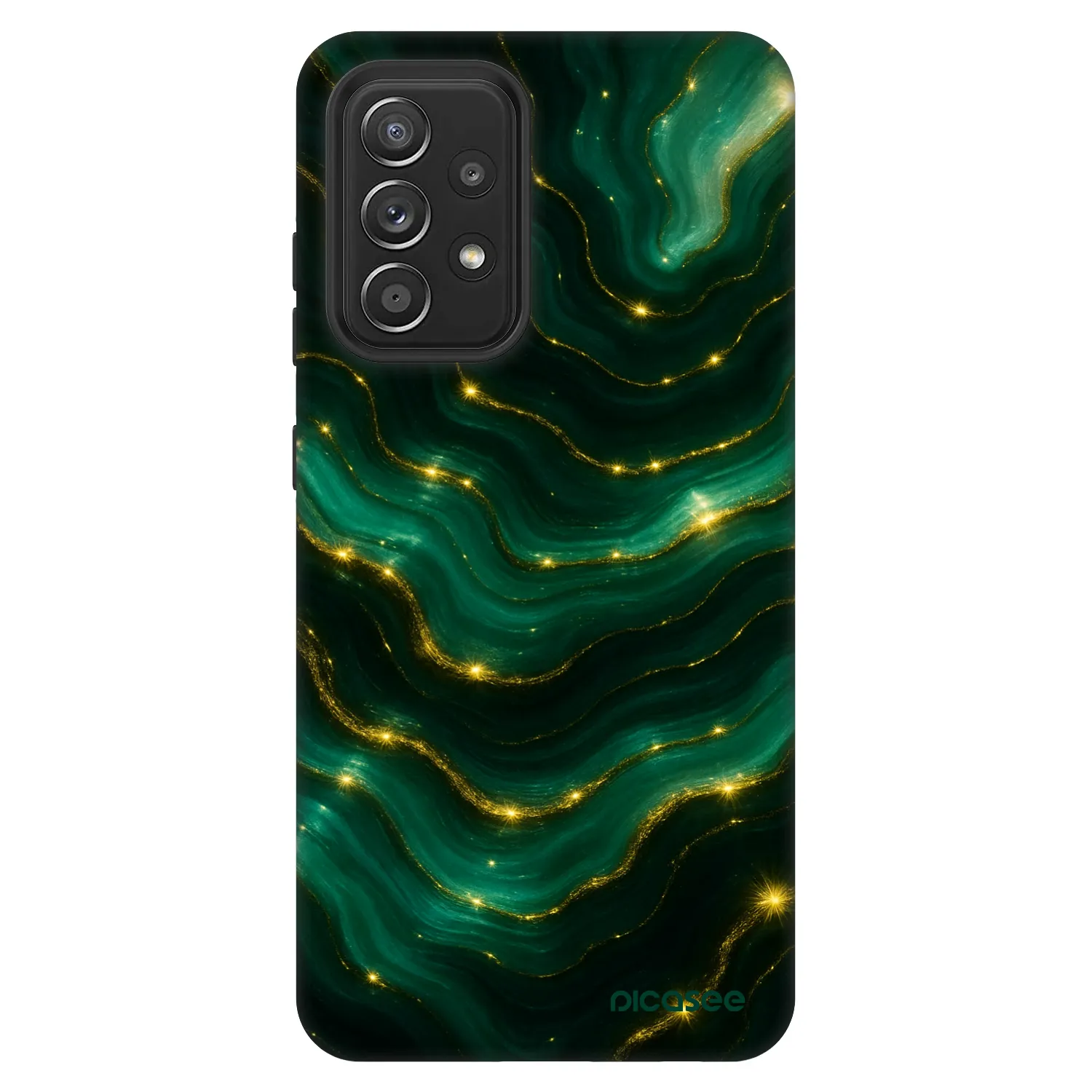 Picasee Fashion Case za Samsung Galaxy A52 5G A525F - Emerald