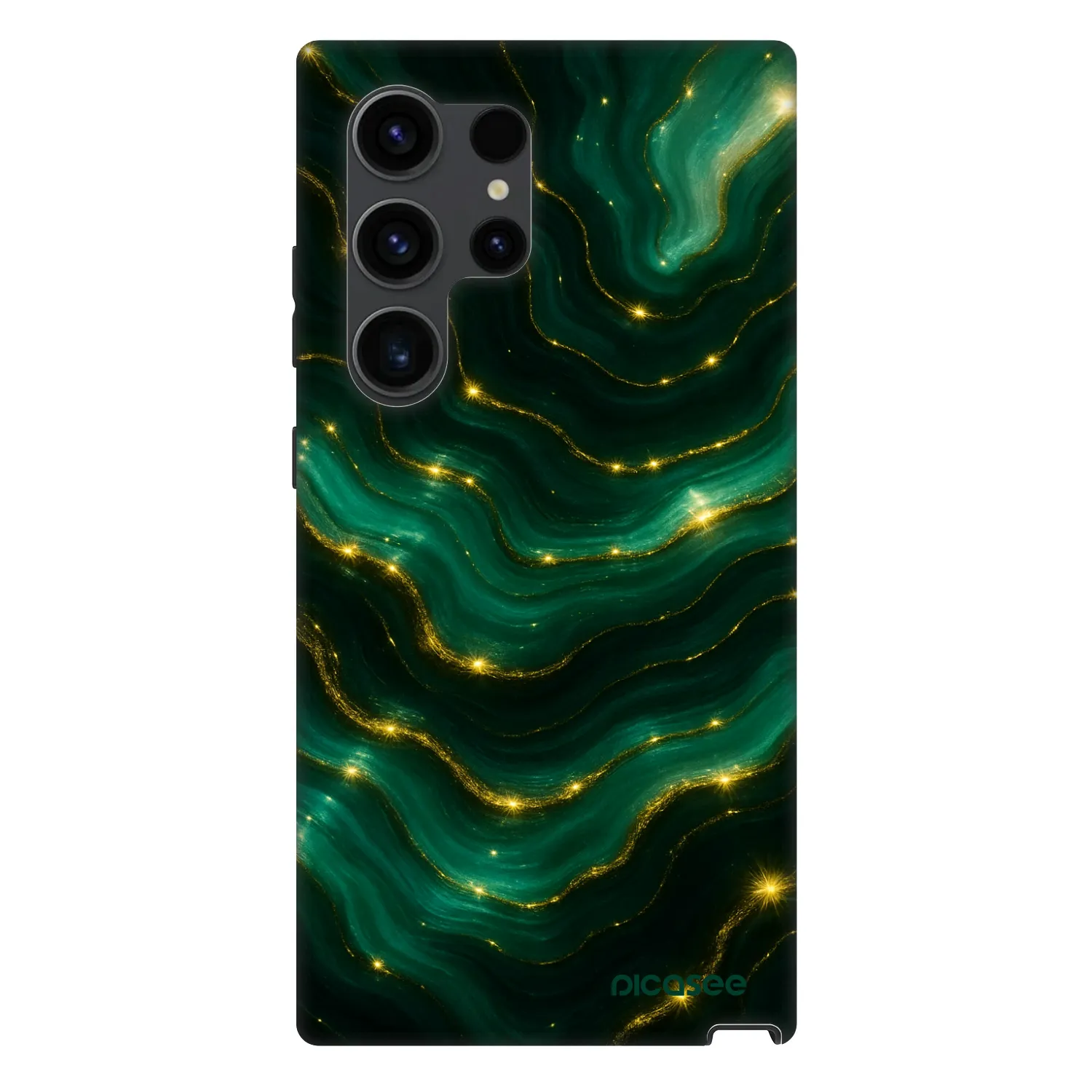 Picasee Fashion Case PowerShare pro Samsung Galaxy S24 Ultra S928B 5G - Emerald