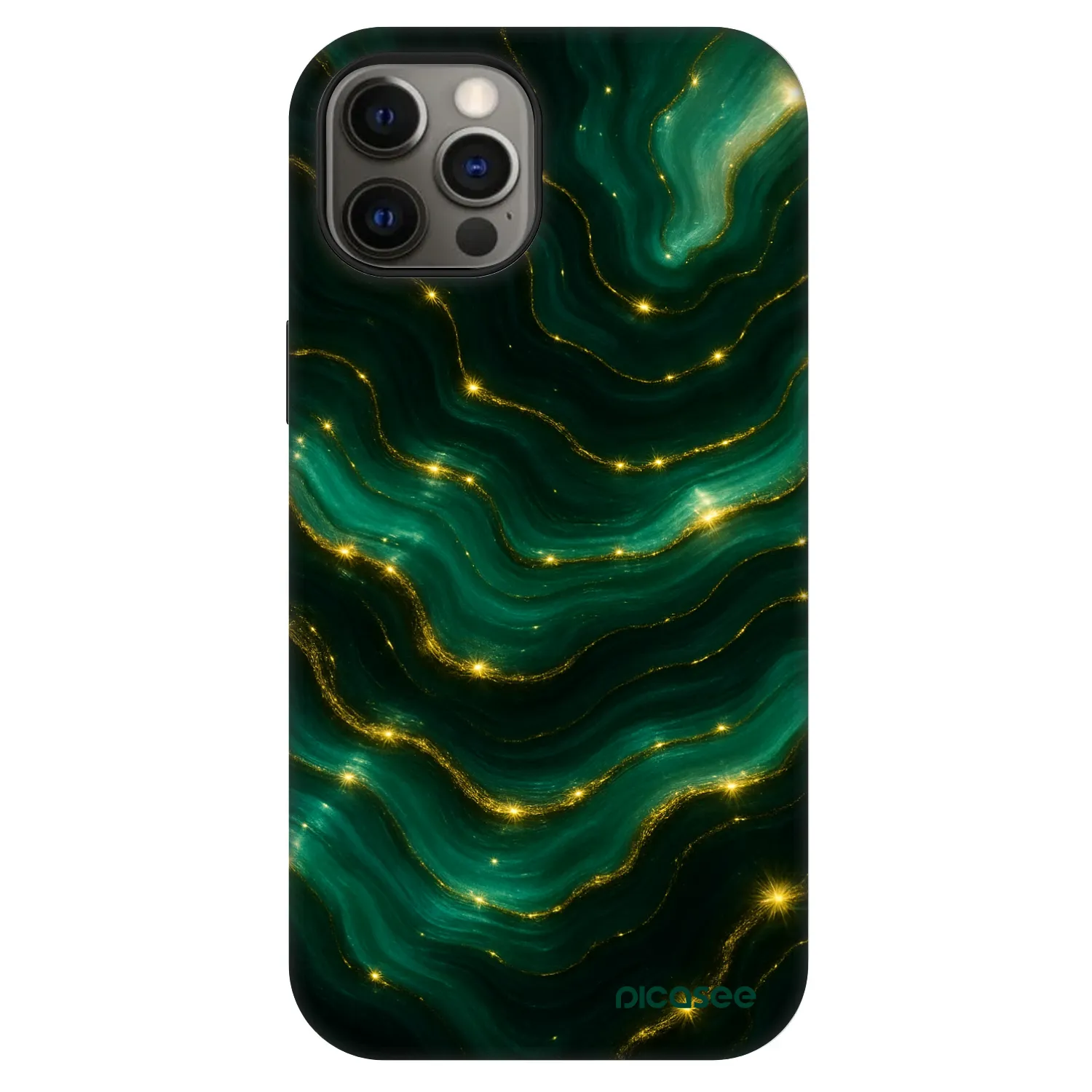 Picasee Fashion Case MagSafe za Apple iPhone 12 - Emerald