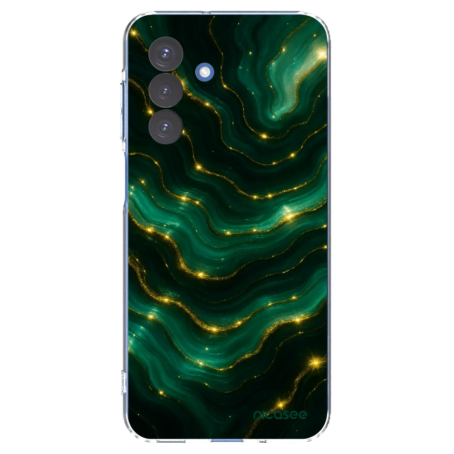 Picasee silikonska prozirna maskica za Samsung Galaxy A17 5G - Emerald