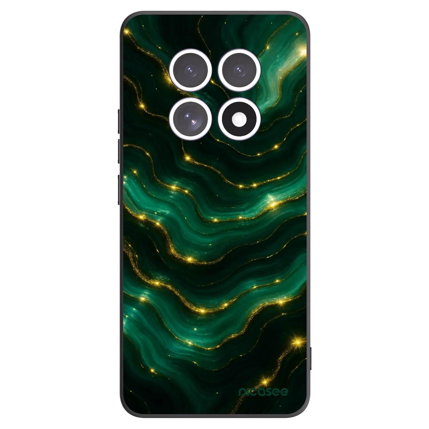 Picasee crna silikonska maskica za Xiaomi Redmi Note 15 - Emerald