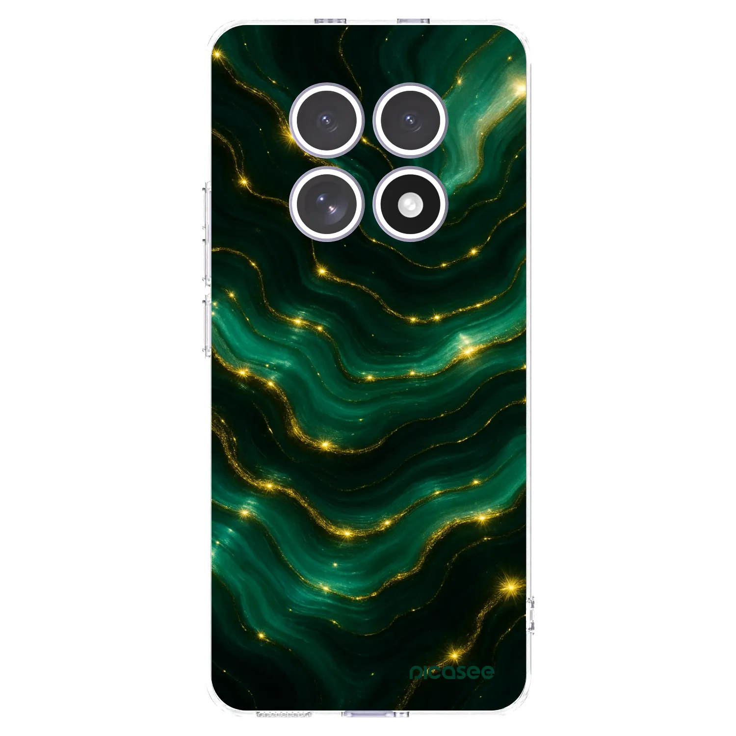 Picasee silikonska prozirna maskica za Xiaomi Redmi Note 15 - Emerald
