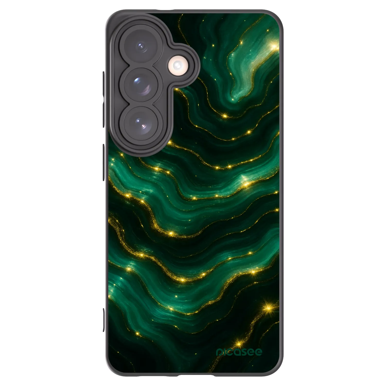 Picasee crna silikonska maskica za Samsung Galaxy S26 - Emerald