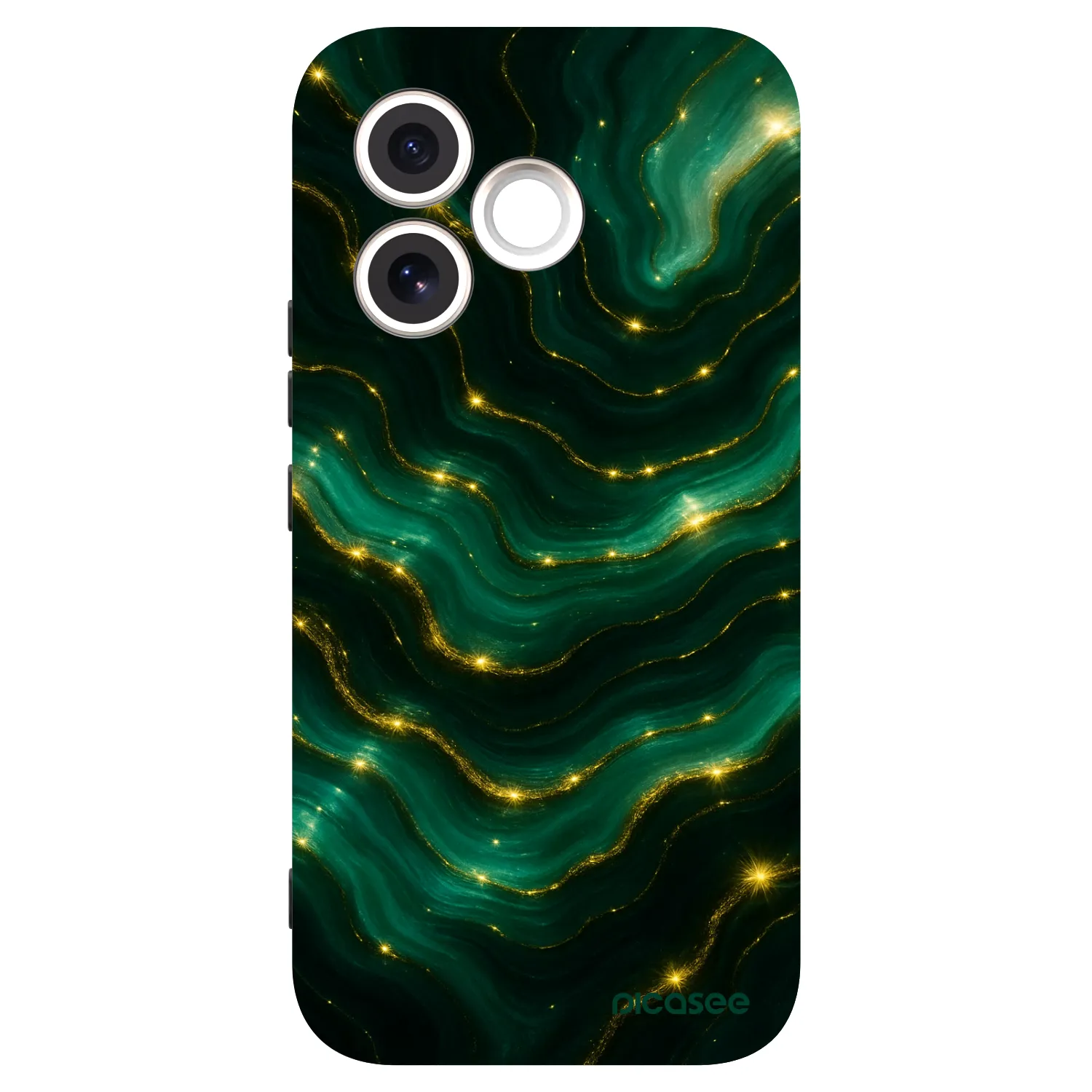 Picasee crna silikonska maskica za Honor 600 Lite - Emerald