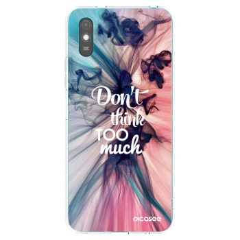 Picasee silikonska prozirna maskica za Xiaomi Redmi 9A - Don't think TOO much