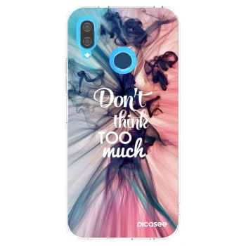 Picasee silikonska prozirna maskica za Huawei P20 Lite - Don't think TOO much