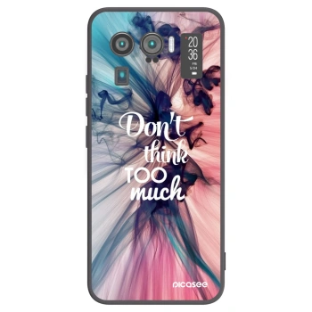 Picasee crna silikonska maskica za Xiaomi Mi 11 Ultra - Don't think TOO much