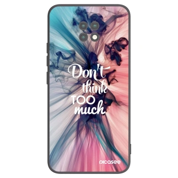 Picasee crna silikonska maskica za Xiaomi Redmi Note 9T - Don't think TOO much