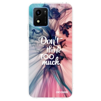 Picasee silikonska prozirna maskica za Vivo Y01 - Don't think TOO much