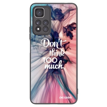 Picasee crna silikonska maskica za Xiaomi Redmi Note 11 Pro+ 5G - Don't think TOO much