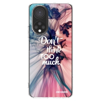 Picasee silikonska prozirna maskica za Honor X7 - Don't think TOO much