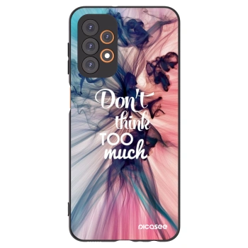 Picasee crna silikonska maskica za Samsung Galaxy A23 A235F 4G - Don't think TOO much