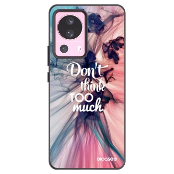 Picasee crna silikonska maskica za Xiaomi 13 Lite - Don't think TOO much