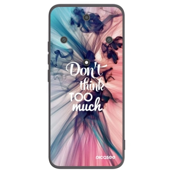 Picasee crna silikonska maskica za Honor Magic5 Lite 5G - Don't think TOO much
