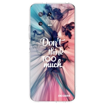 Picasee silikonska prozirna maskica za Xiaomi 13 Pro - Don't think TOO much