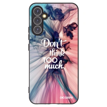 Picasee crna silikonska maskica za Samsung Galaxy A34 5G A346B - Don't think TOO much
