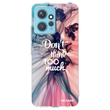 Picasee silikonska prozirna maskica za Xiaomi Redmi Note 12 4G - Don't think TOO much
