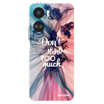 Picasee silikonska prozirna maskica za Honor 90 Lite 5G - Don't think TOO much