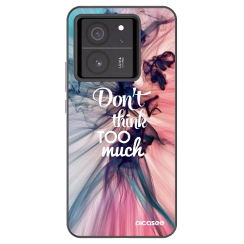 Picasee crna silikonska maskica za Xiaomi 13T Pro - Don't think TOO much