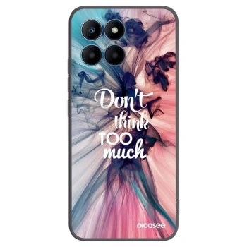 Picasee crna silikonska maskica za Honor 70 Lite - Don't think TOO much