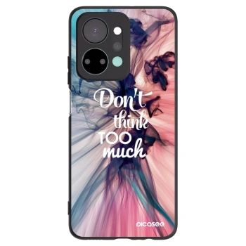 Picasee crna silikonska maskica za Honor X7a - Don't think TOO much