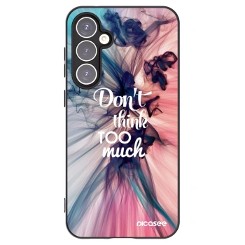 Picasee crna silikonska maskica za Samsung Galaxy S23 FE S711B - Don't think TOO much