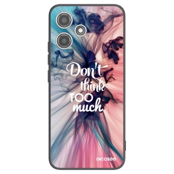 Picasee crna silikonska maskica za Xiaomi Redmi 12 5G - Don't think TOO much
