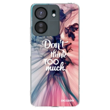 Picasee silikonska prozirna maskica za Xiaomi Redmi 13C 4G - Don't think TOO much