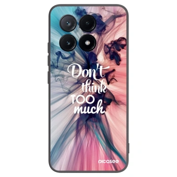 Picasee crna silikonska maskica za Xiaomi Poco X6 Pro - Don't think TOO much