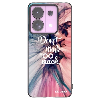 Picasee crna silikonska maskica za Xiaomi Redmi Note 13 Pro 5G - Don't think TOO much