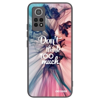 Picasee crna silikonska maskica za Xiaomi Redmi Note 12 Pro 4G - Don't think TOO much