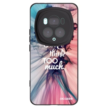 Picasee crna silikonska maskica za Honor Magic6 Pro - Don't think TOO much