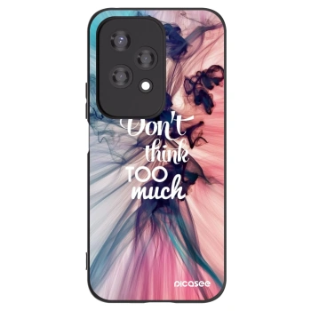 Picasee crna silikonska maskica za Honor 200 Lite - Don't think TOO much