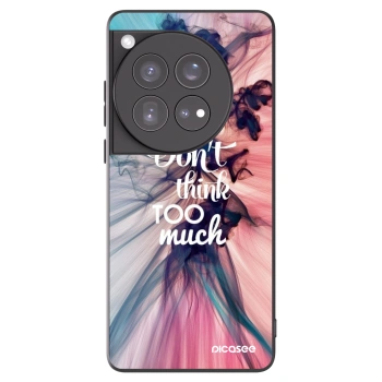 Picasee crna silikonska maskica za OnePlus 12 5G - Don't think TOO much