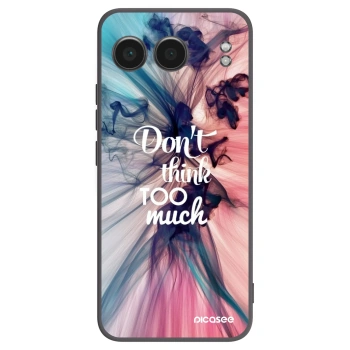 Picasee crna silikonska maskica za OnePlus Nord 4 - Don't think TOO much